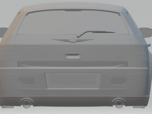 crysler 300c touring 2009 Model do druku 3D