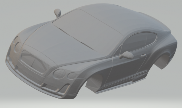 bentley continental gtv Model Cetak 3D .c4d .max .obj .3ds .fbx .stl .blend 