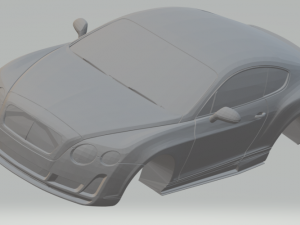 bentley continental gtv Model Cetak 3D