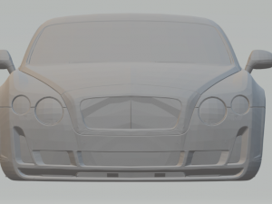 bentley continental gtv Model Cetak 3D
