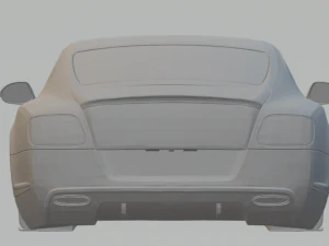 bentley continental gtv 3D Print Model