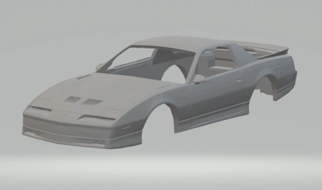 pontiac firebird third generation 19821992 3D Print Model .c4d .max .obj .3ds .fbx .stl .blend