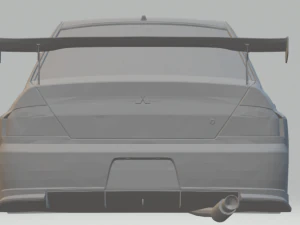 mitisubishi lancer ev0 ix 3D Print Model