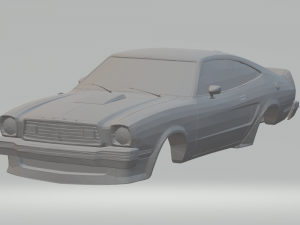 mustang king cobra 1978 3D Print Model