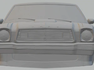 mustang king cobra 1978 3D Print Model