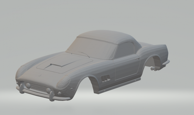 ferrari 250 gt Modelo de Impressão 3D .c4d .max .obj .3ds .fbx .stl .blend 