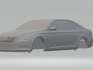 skoda superb 3D Print Model
