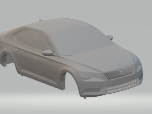 skoda superb 3Dプリントモデル