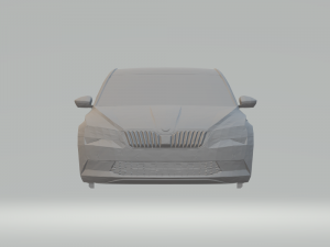 skoda superb 3Dプリントモデル