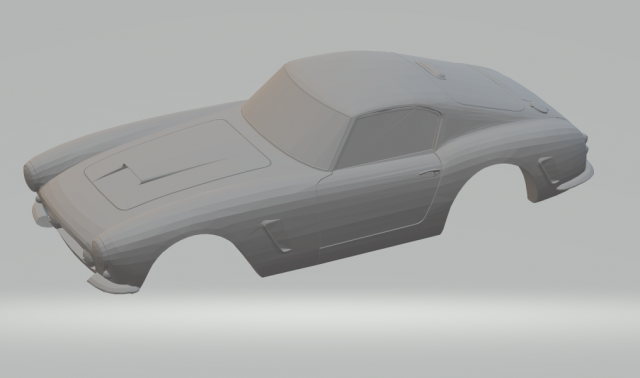 ferrari 250 gt berlinetta 3D 프린트 모델 .c4d .max .obj .3ds .fbx .stl .blend 