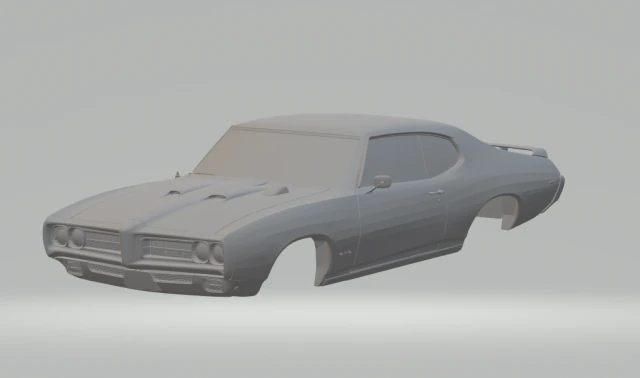 pontiac gto 69 judge 3D Print Model .c4d .max .obj .3ds .fbx .stl .blend 