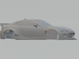 toyota gt 86 rocket bunny 3D 프린트 모델