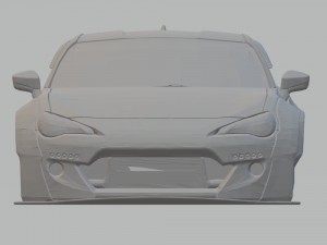 toyota gt 86 rocket bunny 3D 프린트 모델
