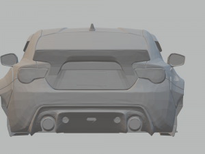 toyota gt 86 rocket bunny 3D 프린트 모델