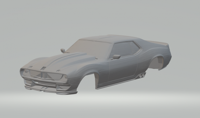 amc javelin 72 ringbrothes Model Cetak 3D .c4d .max .obj .3ds .fbx .stl .blend 