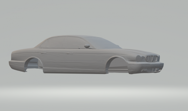 jaguar xj8 3D Принт Модель .c4d .max .obj .3ds .fbx .stl .blend 