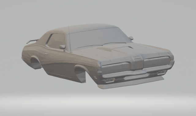 mercury cougar Modèles 3D en vedette .c4d .max .obj .3ds .fbx .stl .blend 
