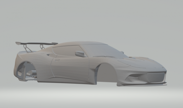 lotus evora gt4 3D 프린트 모델 .c4d .max .obj .3ds .fbx .stl .blend