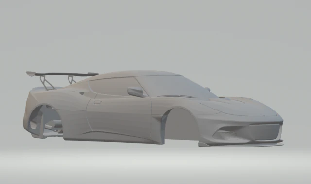 lotus evora gt4 3D Print Model .c4d .max .obj .3ds .fbx .stl .blend 
