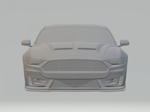 mustang supersnake 19 slot car 3D 打印模型
