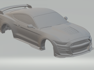 mustang gt 500 2019 3D Принт Модель