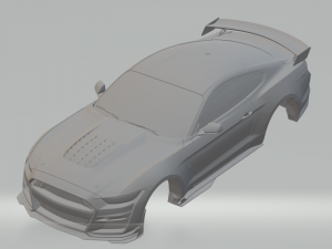 mustang gt 500 2019 3D Print Model