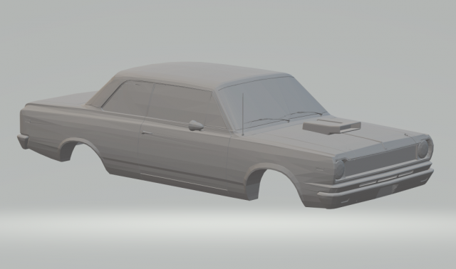 Amc hurst scrambler slotcar 3D 打印模型 .c4d .max .obj .3ds .fbx .stl .blend 