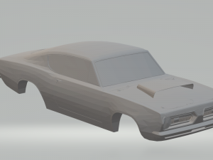 plymouth barracuda 68 Modèles 3D en vedette