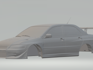 lancer evo fast and furious 3D Print Model