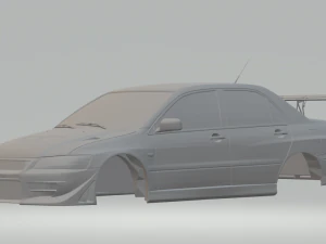 lancer evo r&aacute;pido y furioso Modelo de impresión 3D
