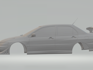 lancer evo fast and furious 3D प्रिंट मॉडल