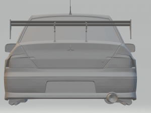 lancer evo fast and furious 3D प्रिंट मॉडल