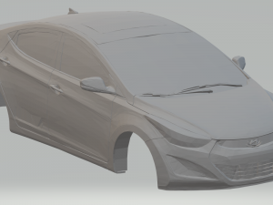 hyundai elantra Modelo de impresión 3D