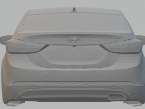 hyundai elantra 3D Print Model