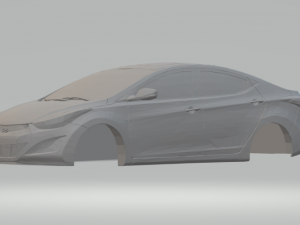 hyundai elantra 3D Print Model
