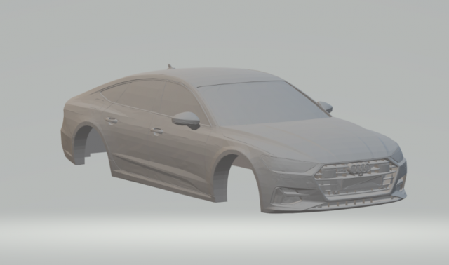 audi a7 sportback Modèles 3D en vedette .c4d .max .obj .3ds .fbx .stl .blend 