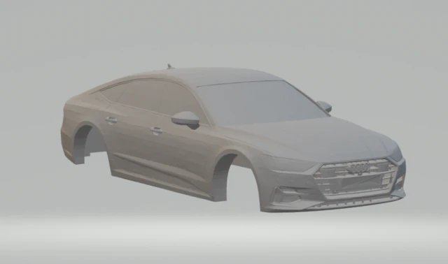 audi a7 sportback 3D Print Model .c4d .max .obj .3ds .fbx .stl .blend 