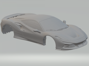 ferrari f8 tributo 3D प्रिंट मॉडल