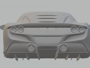 ferrari f8 tributo 3D 打印模型