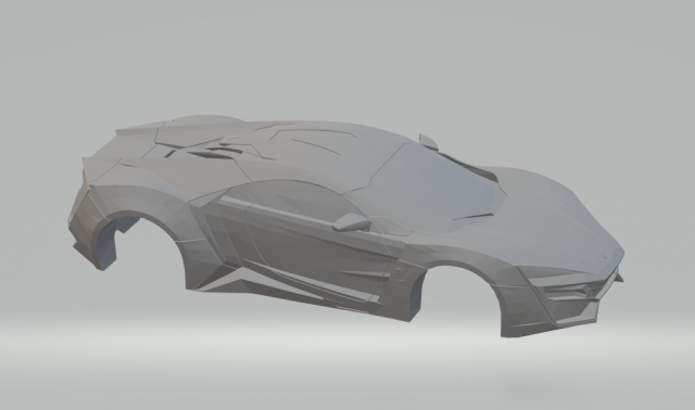 lykan wmotors hypersorts Modelo de Impressão 3D .c4d .max .obj .3ds .fbx .stl .blend 