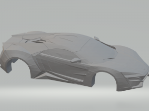 lykan wmotors hypersorts 3D-Druckmodell