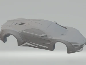 Lykan wmotors hiperclasificaciones Modelo de impresión 3D