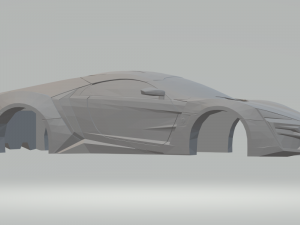 lykan wmotors hypersorts Modelo de Impressão 3D