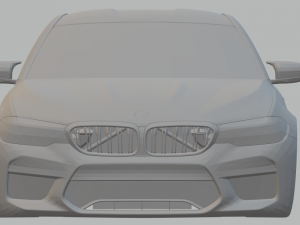 m5 sedan 3Dプリントモデル