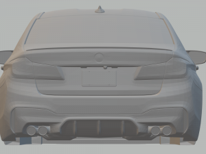 m5 sedan 3Dプリントモデル
