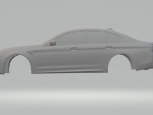 m5 sedan 3Dプリントモデル