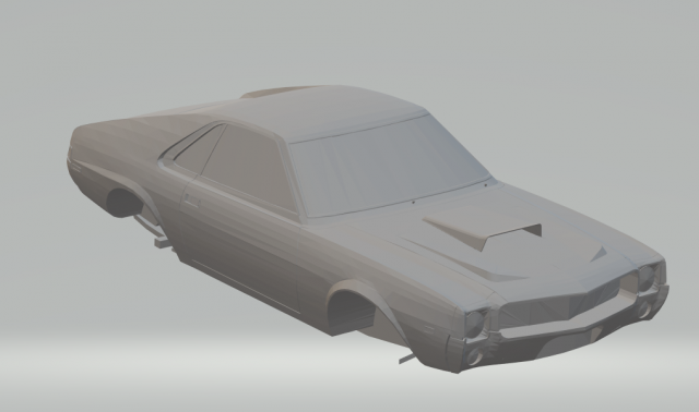 amc super stock amx Model do druku 3D .c4d .max .obj .3ds .fbx .stl .blend 
