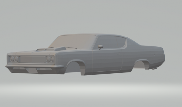 amc super stock amx 3D 打印模型 .c4d .max .obj .3ds .fbx .stl .blend