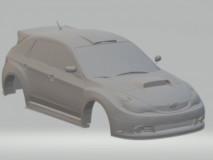 subaru wrx 2009 3D Принт Модель