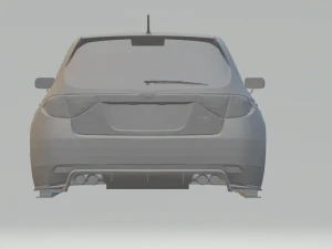 subaru wrx 2009 3D Print Model